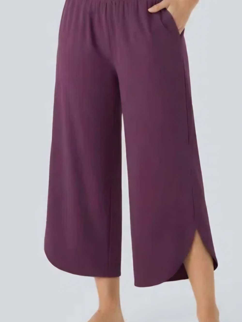 Halara Breezeful High Waist Tummy Control Resort Pants - Amaranth Size L Beach